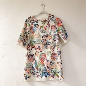 Charabia Celia Dress in Multicolor Embroidered Floral Size Girls 12A NWT